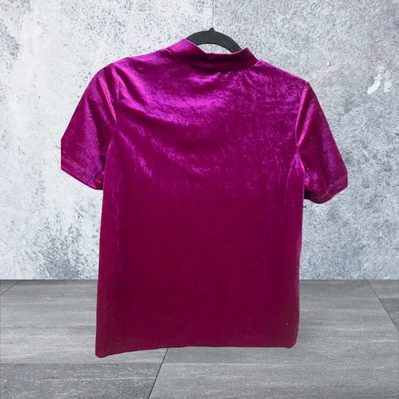 ZARA Trafaluc Velvet Top. EUC - Picture 2 of 3